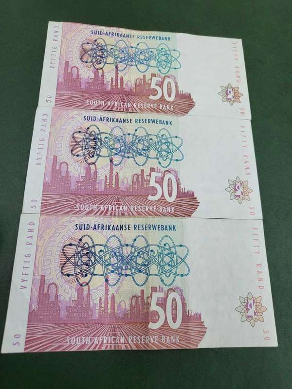 SA 50 Rand early 2000's-VF to EF condition