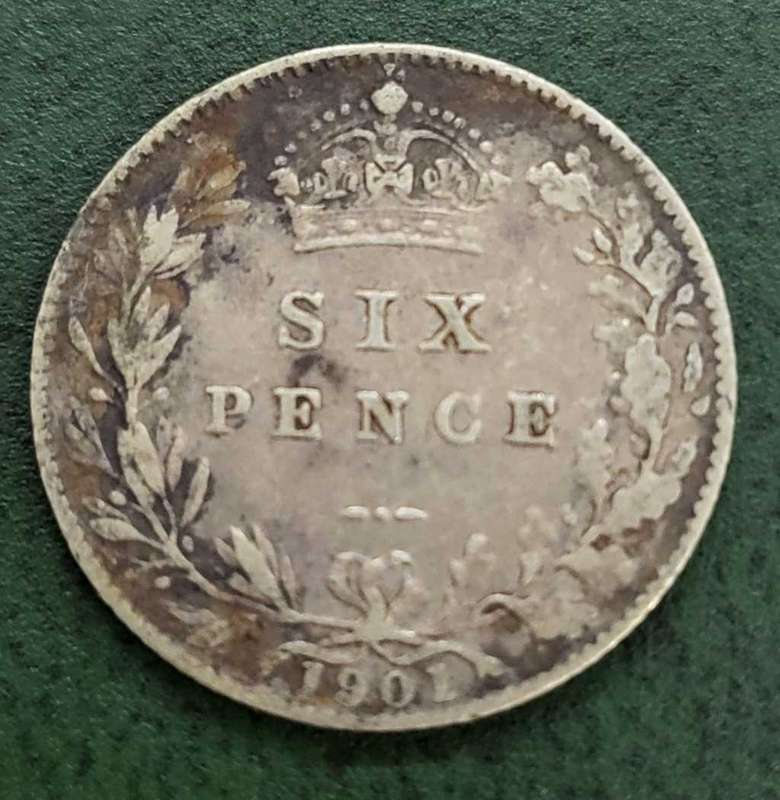 Britain Sixpence 1901