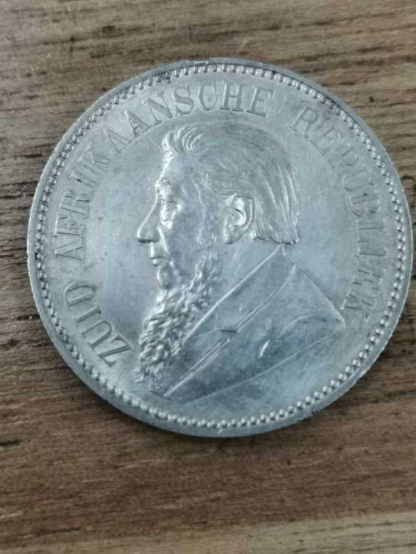 DISCOUNT!!! ZAR 1896 Two and a Half Shillings - aUNC condition