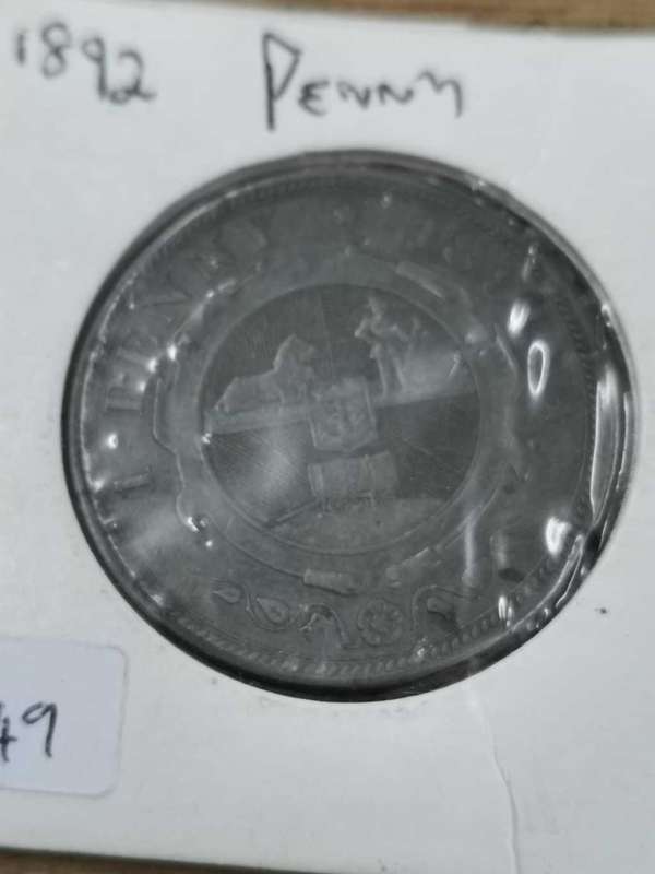ZAR Penny 1892 - Nice condition