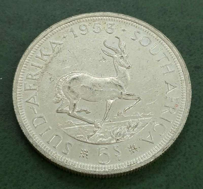 Union 5 Shillings 1953