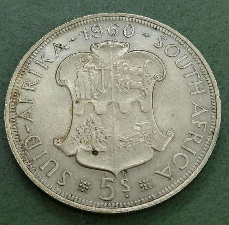 Union 5 Shillings 1960