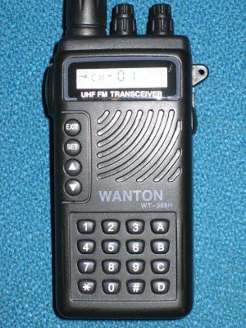 Professional Walkie Talkie Set with PTT Fingerbutton