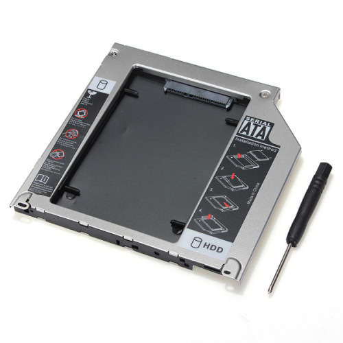 2ND SATA 2.5" HDD Hard Drive Caddy Bay for Apple MacBook Pro Unibody SuperDrive