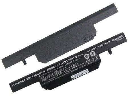 W650BAT-6 Battery For Hasee K610C K650D K570N K710C K590C K750D Clevo W650S W650SH 6-87-W650S-4D4A1