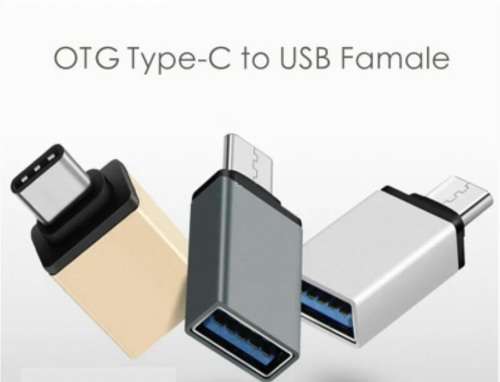 USB C Type C Adapter OTG;USB 3.0 (USB A Type-A) Male to USB C (Type-C)Female Connector Converter