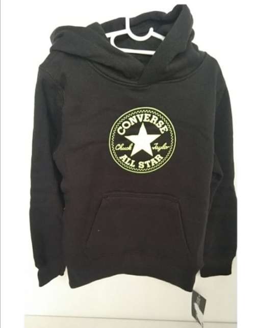 ORIGINAL CONVERSE ALL STAR HOODIES MARKET VALUE R500 **UNISEX*** AGE 1-2 AND 2-3