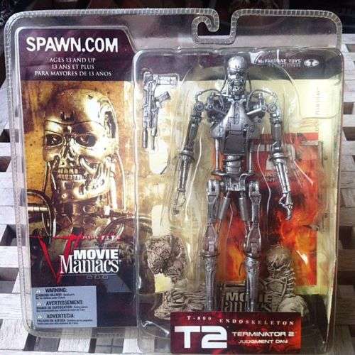 Terminator 2 Judgment Day Movie Maniacs Series 5 T-800 Endoskeleton Action