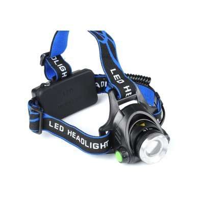 Head Lamp Cree - T6 - 1200 Lumen, 3 Light Settings, Adjustable Head Strap, Weatherproof