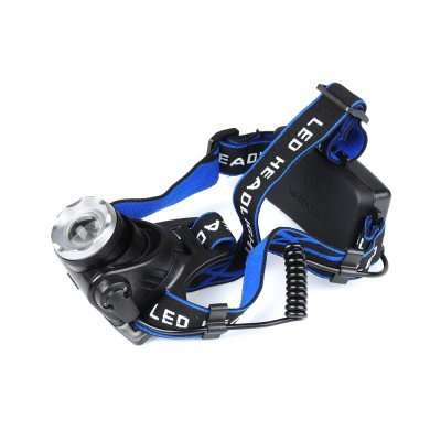 Head Lamp Cree - T6 - 1200 Lumen, 3 Light Settings, Adjustable Head Strap, Weatherproof