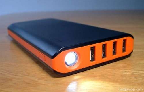 20000mAh - 4 usb ports + two mini usb ports for faster power bank charging- Top reviews - A Beast!!!