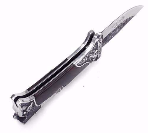 Handmade Folding Knife - Ebony And Stainless Steel Handle  - Great for collectors