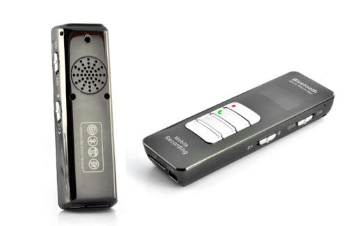 Voice and Call Recorder for Mobile Phones - Stand Alone Recording - Bluetooth, 8GB