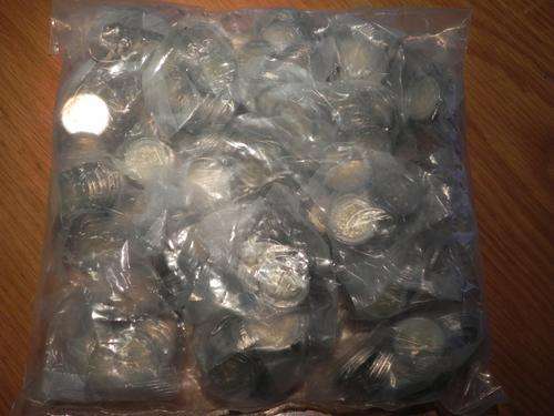 400 X 2011 90th BIRTHDAY ANNIVERARY COINS, SEALED BAG