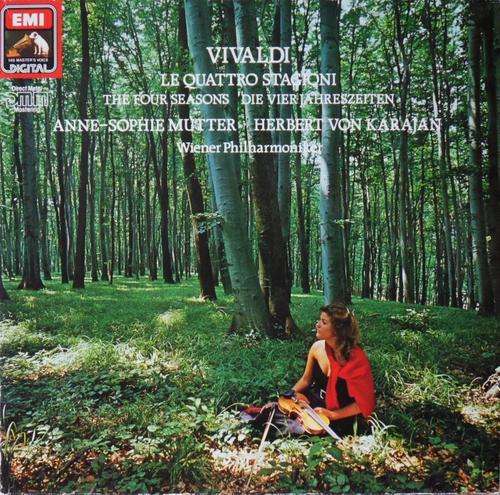 ANNE-SOPHIE MUTTER; BERLINER PHILHARMONIKER: KARAJAN: VIVALDI: LE QUATTRO STAGIONE - EMI Club LP