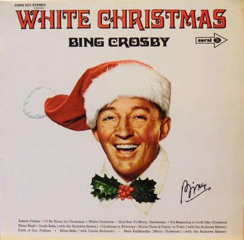 BING CROSBY with JOHN SCOTT TROTTER AND HIS ORCHESTRA: WHITE CHRISTMAS - German CORAL pressing LP