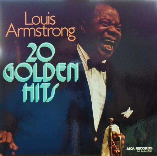 LOUIS ARMSTRONG: 20 GOLDEN HITS - German MCA RECORDS CLUB SPECIAL EDITION pressing, compilation LP