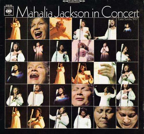 MAHALIA JACKSON: IN CONCERT - Easter Sunday, 1967 - German CBS pressing LP