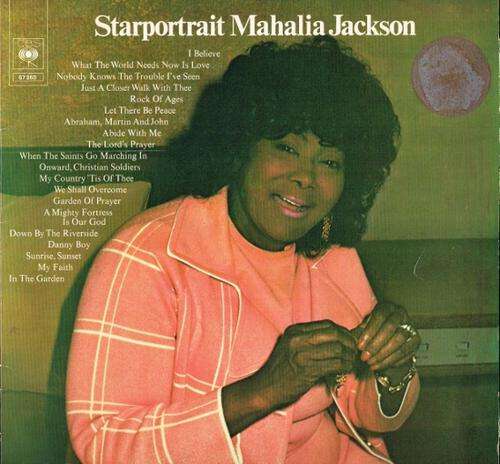 MAHALIA JACKSON: STARPORTRAIT - Netherlands CBS pressing, gate-fold compilation 2LP