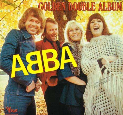 ABBA: GOLDEN DOUBLE ALBUM - France MELBA / VOGUE pressing, gate-fold compilation DLP - Europop