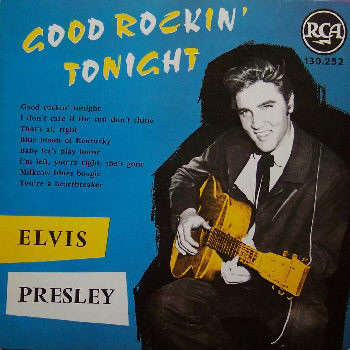 ELVIS PRESLEY - GOOD ROCKIN' TONIGHT - FRENCH RCA PRESSING 10" LP, 1983 RE-ISSUE