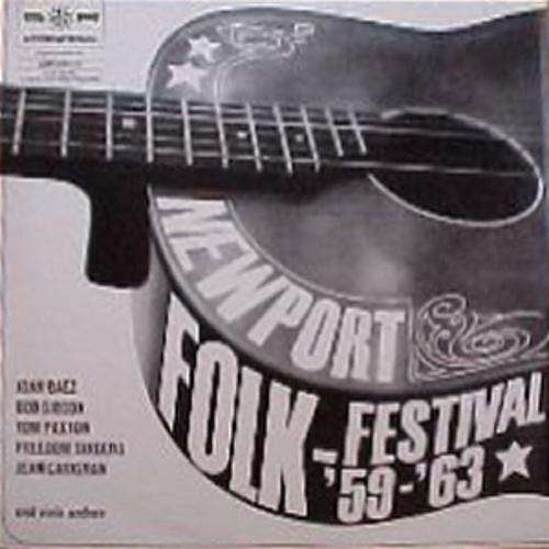 VARIOUS ARTISTS: NEWPORT FOLK-FESTIVAL 1959-1963 - GERMAN PRESSING COMPILATION LP