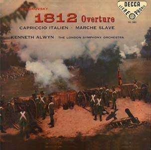 LONDON SYMPHONY ORCHESTER: KENNETH ALWYN: TCHAIKOVSKY: 1812 OVERTURE - DECCA SXL 2001 LP