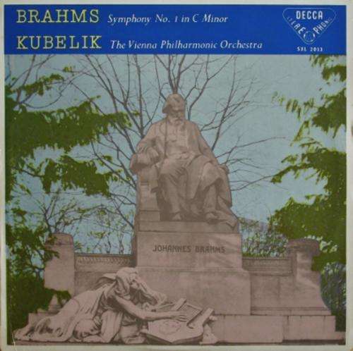 VIENNA PHILHARMONIC ORCHESTRA: BRAHMS  SYMPHONY NO. 1 IN C MINOR  RAFAEL KUBELIK - SOUTH AFRICAN LP