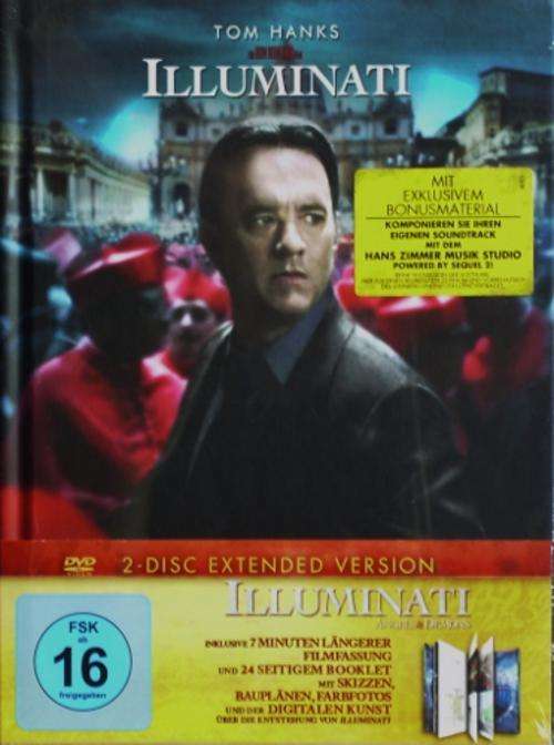 ILLUMINATI: ANGELS & DEMONS - 2-DISC EXTENDED VERSION DVD, German or English, brand new & sealed