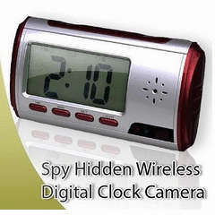 Digital Spy Camera Clock with Remote Control and Motion Detection