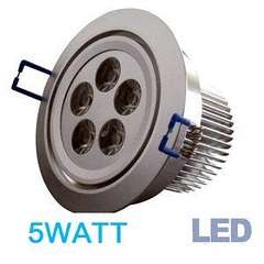 5W LED downlight with complete fitting