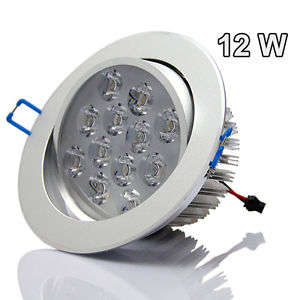 12w LED Downlight and Ceiling fitting