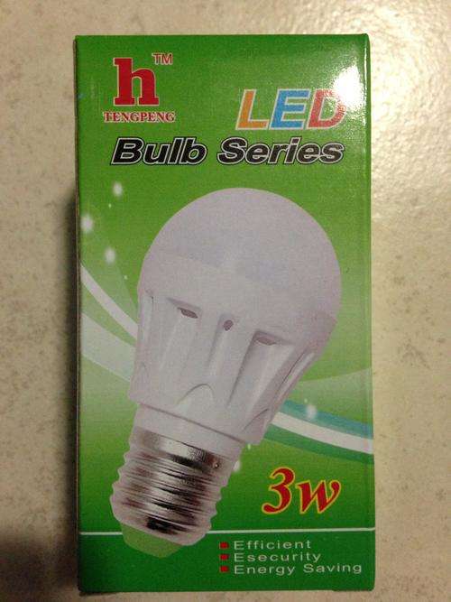 3W LED LIGHT BULBS: 220V BAYONET CAP E27