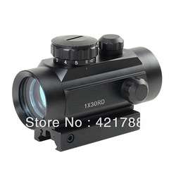 Tactical 1x40 Red Green Dot Sight Scope w/10mm - 20mm Weaver Mounts