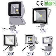 100W human sensor led flood light