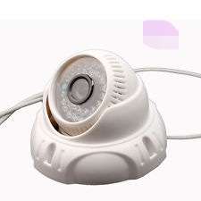 CCTV DOME CAMERA 1/3" CMOS Color 600TVL Indoor 24 IR LED for Day / night 3.6mm