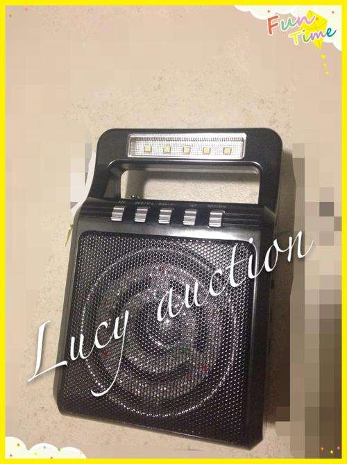 Potable Rechargeable Fm radio USB sd Mmc card mp3 player