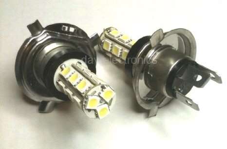 h4 led bulb 2pcs