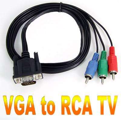 3 Meter VGA to RCA Converter