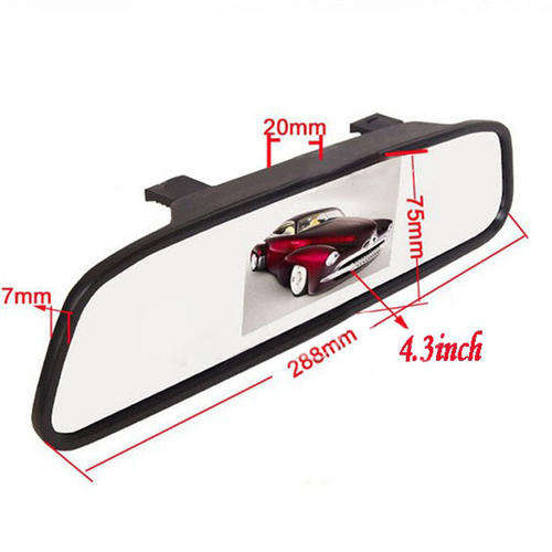 TFT LCD Mirror Monitor Reverse Rearview Backup Camera DVD (NO INCLUDING CAMERA)