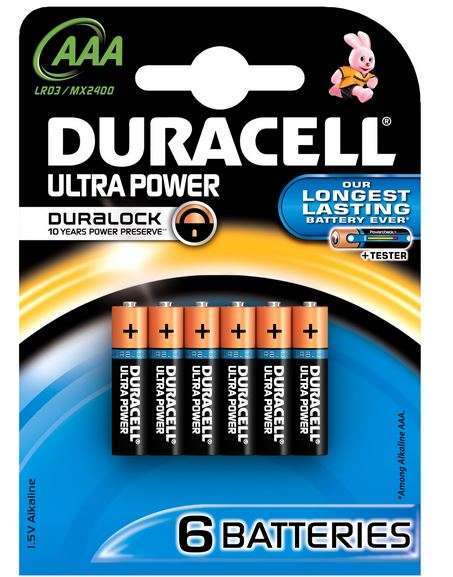 Duracell Ultra Power AAA Alkaline Batteries
