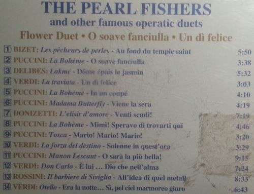 The Pearl Fishers and Other Famous Operatic Duets