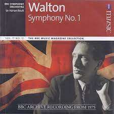 Walton: Symphony No. 1 (Boult, Live Recording)