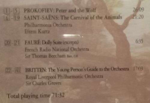 Children`s Classics (Peter & the Wolf, Carnival of the Animals, etc.)