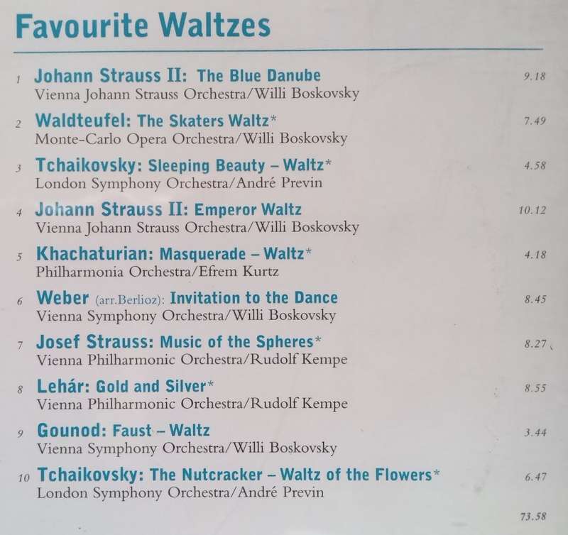 Favourite Waltzes