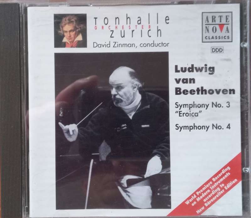 Beethoven: Symphonies Nos. 3 & 4 (Zinman)