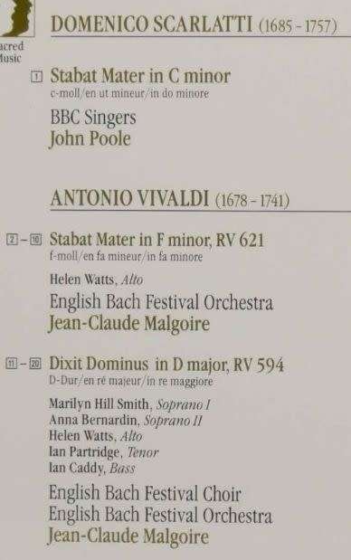 Scarlatti & Vivaldi: Choral Works