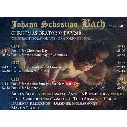 Bach: Christmas Oratorio (3CDs, Flamig)