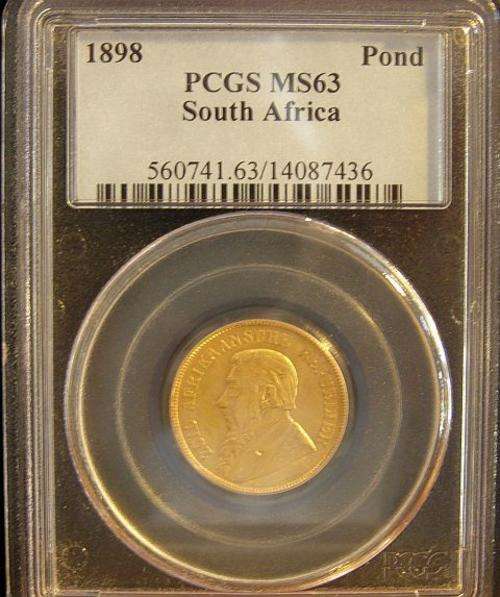 1898 PAUL KRUGER POND MS63