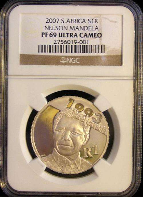 2007 Nelson Mandela Proof 69 Ultra Cameo